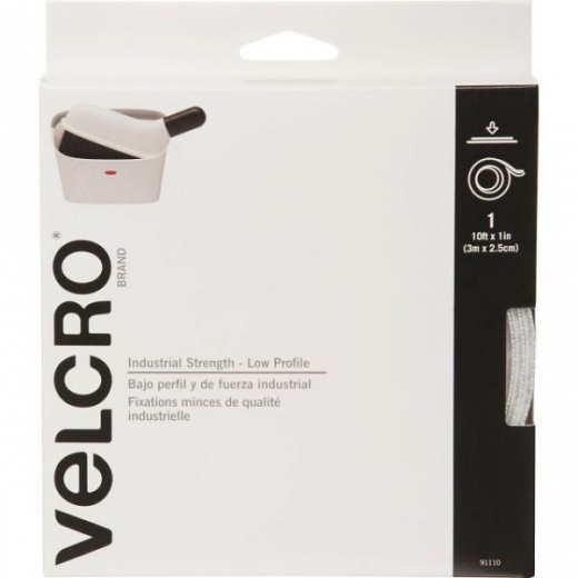 Velcro(R) Brand Industrial Strength Low Profile Tape 1"X10'