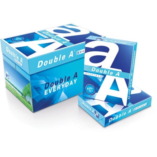 Double A Everyday Multi-Use Printer & Copy Paper, White, Letter (8.5" X 11"), 5000 Sheets Per Case, 20 Lb, 96 Brightness