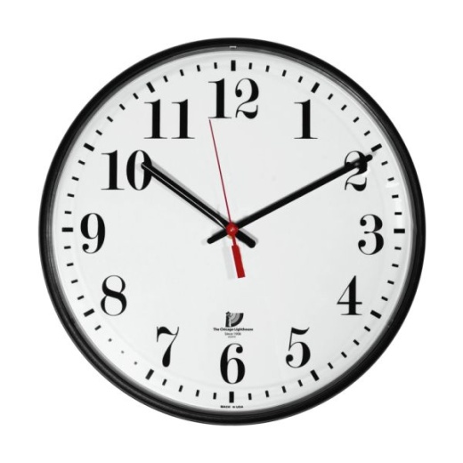 Chicago Lighthouse Slimline Wall Clock, 12-3/4"
