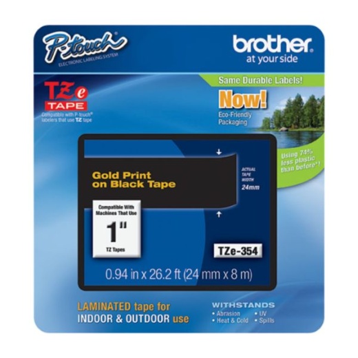 Brother P-Touch Tze Laminated Tape - 15/16" Width - Rectangle