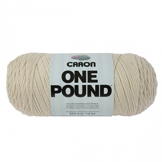 Caron One Pound Yarn Off White