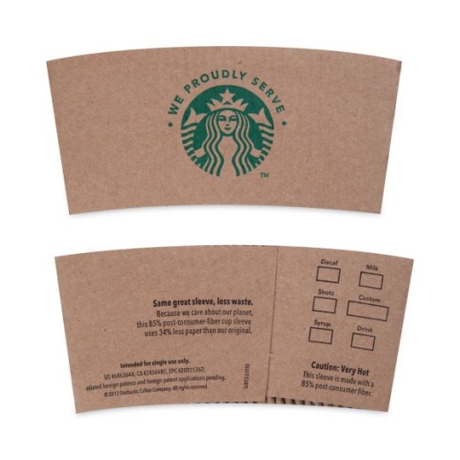 Starbucks Branded Cups 1000 Carton Clear Green Polypropylene