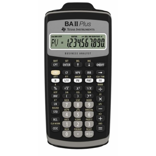 Texas Instruments BA II Plus Financial Calculator