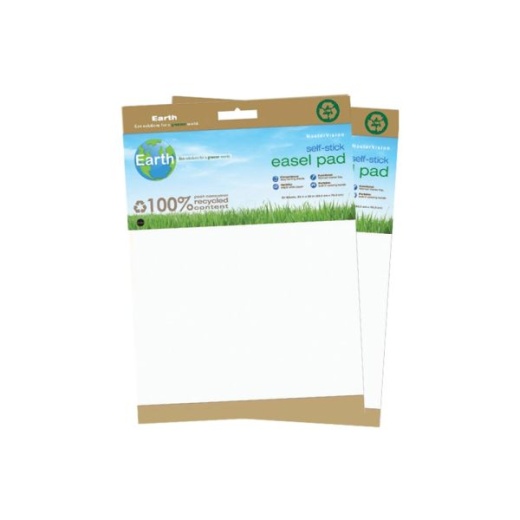 MasterVision Earth 100% Recycled Self-Stick Easel Pads