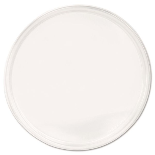 Fabri-Kal Polypro Microwavable Deli Container Lids, Clear, Plastic, 500/Carton