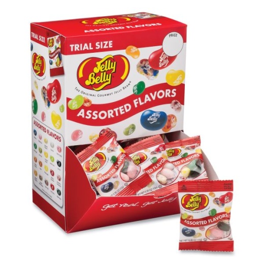 Jelly Belly Jelly Beans, Assorted Flavors, 80/Dispenser Box