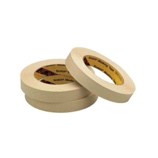 Scotch 232 Masking Tape, 3/4" X 60 Yd - High-Performance Masking Tape for Painting