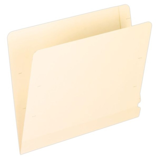 Pendaflex Laminated Spine End-Tab Folders, Straight Cut, Letter Size, Manila, Pack Of 50