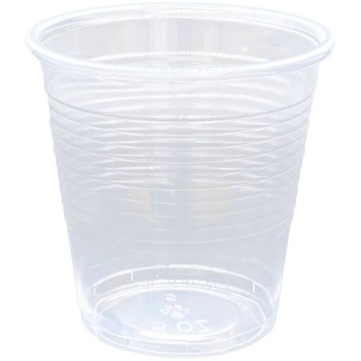 Boardwalk Translucent Plastic Cold Cups 9oz Polypropylene 100/Bag 25 Bags/Carton