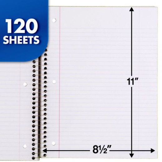Oxford 5 Subject Notebook College Ruled - Pack Of 3 8.5 X 11 Spiral Notebook - 200 Sheets - With Durable Plastic Cover - 3 Divider Pockets - Black, White, And Red