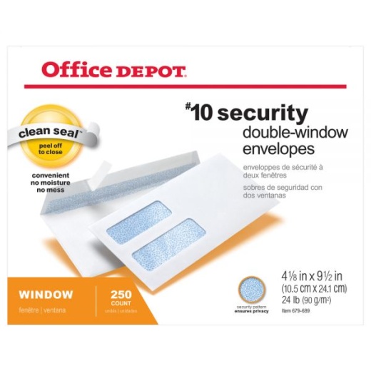 Mead Press it Seal it No. 10 Security Envelopes Security 10 4 18