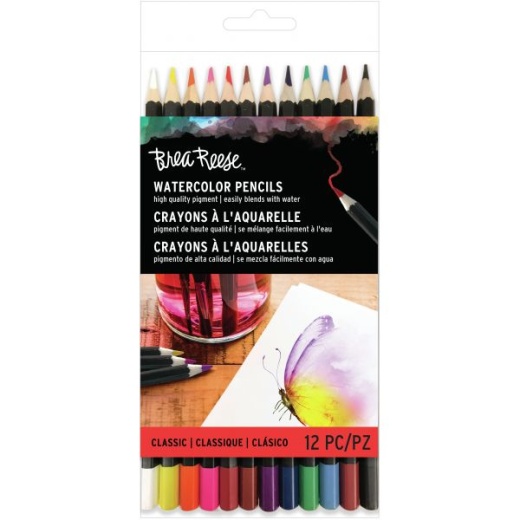 Brea Reese Watercolor Pencils 12/Pkg