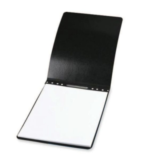 ACCO Pressboard Report Cover, Letter Size, 60% Recycled, Top Hinge, 2" Capacity, Black