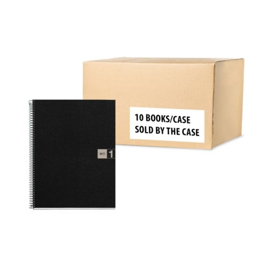 M US Original Poly 1 Subject Graph Notebook - Gray - Pack Of 10