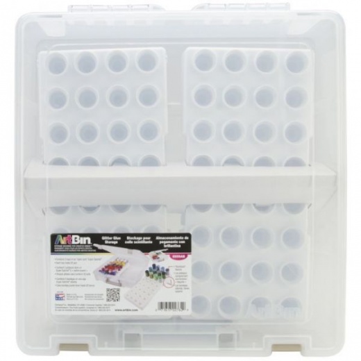 Artbin Super Satchel W/Glitter Glue Trays