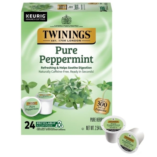 Twinings Of London Pure Peppermint Tea Single-Serve K-Cup Pods