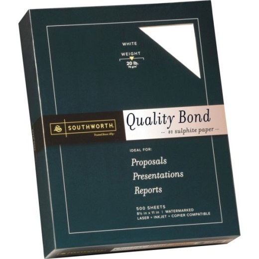 Southworth 31-620-10 Laser and Inkjet Print Bond Paper