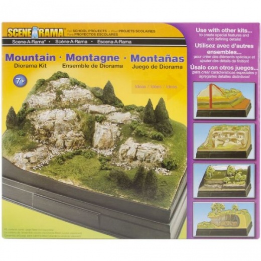 Woodland Scenics Diorama Kit - Mountain