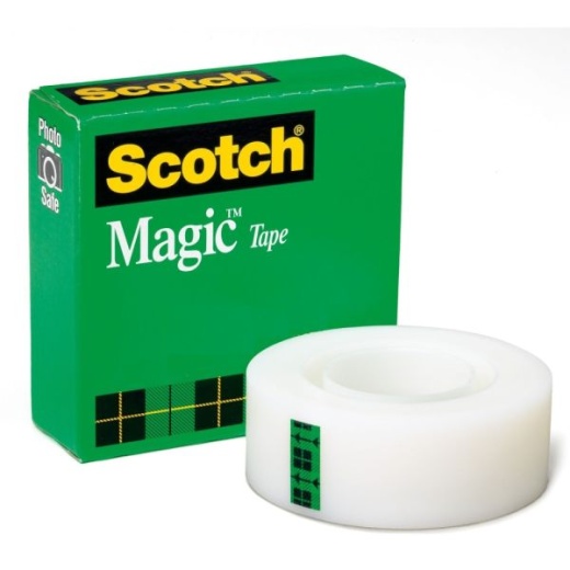 Scotch Tape Refill, 1" X 1296", Matte Clear, Pack Of 1 Rolls