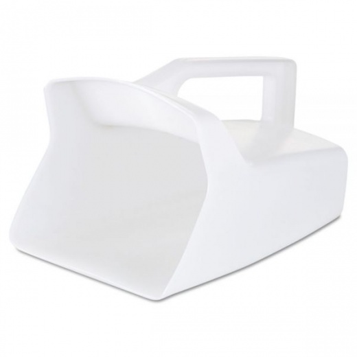Rubbermaid Commercial Bouncer Bar/Utility Scoop, 64 Oz, Plastic, White