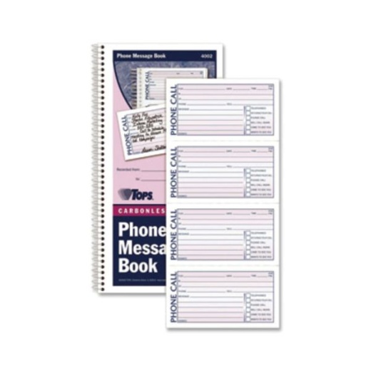 TOPS Carbonless While You Were Out Book