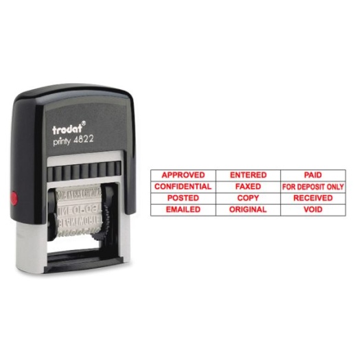 Trodat U.S. Stamp & Sign 12 Message Stamp