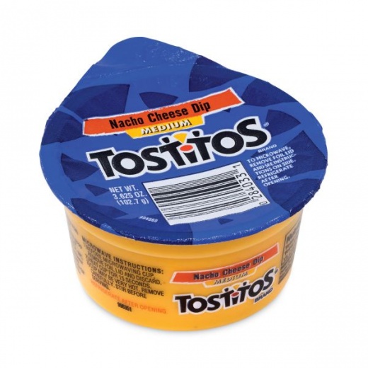 Tostitos Nacho Cheese Dip Togo Cups, 3.63 Oz Cup, 30/Carton