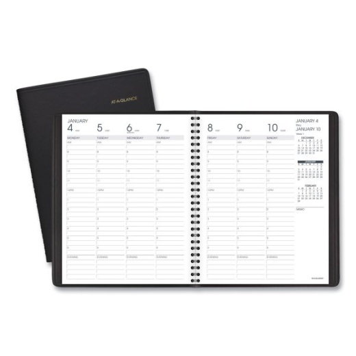 AT-A-GLANCE Weekly Vertical-Column Appointment Book