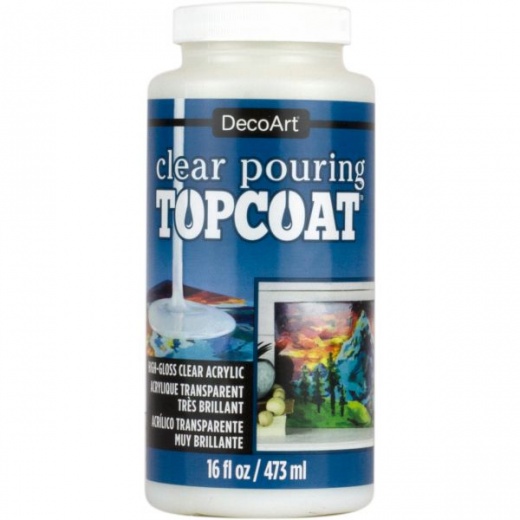 Topcoat 16Oz - One-Step Pouring Topcoat for High-Gloss Finish