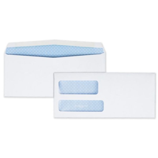 Quality Park #9 Double-Window Envelopes