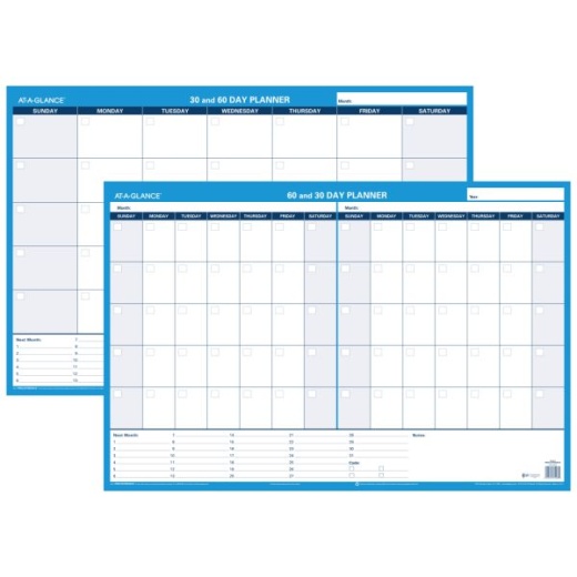 At-A-Glance 30% Recycled Undated Erasable/Reversible Wall Planner