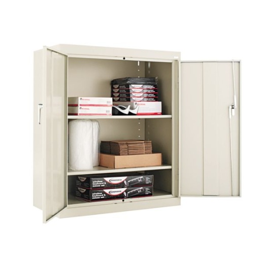 Buy Alera Steel Storage Cabinet with 3 Adjustable Shelves, 42"H, Putty Online