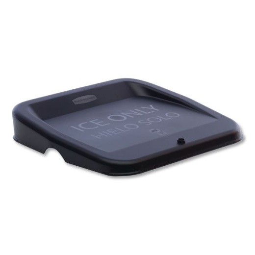 Rubbermaid Commercial Ice Tote Lid, Black, 4/Carton