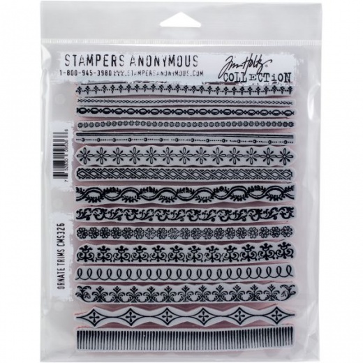 Tim Holtz Cling Stamps 7"X8.5" - Premium Craft Stamps for Unparalleled Creativity
