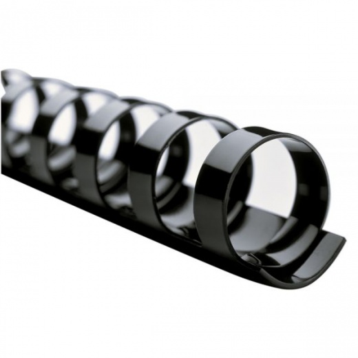 1/2" Binding Combs, 90-Sheet Capacity, Black, Pack Of 100
