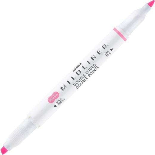 Zebra Mildliner Double Ended Highlighter, Assorted Ink Colors