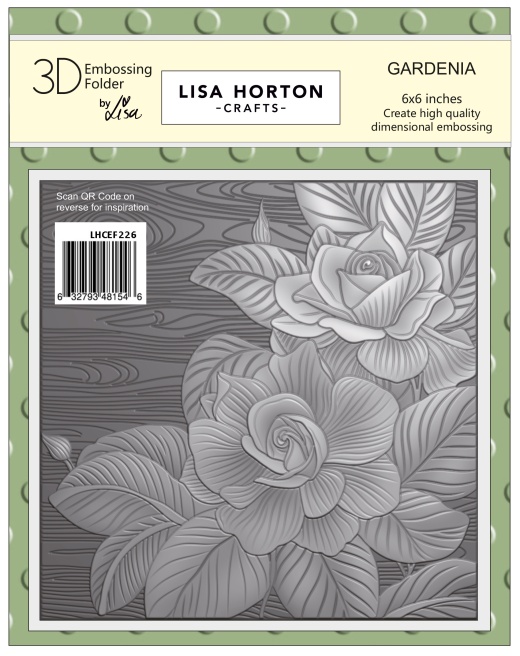 Lisa Horton Crafts Embossing Folder 6"X6"