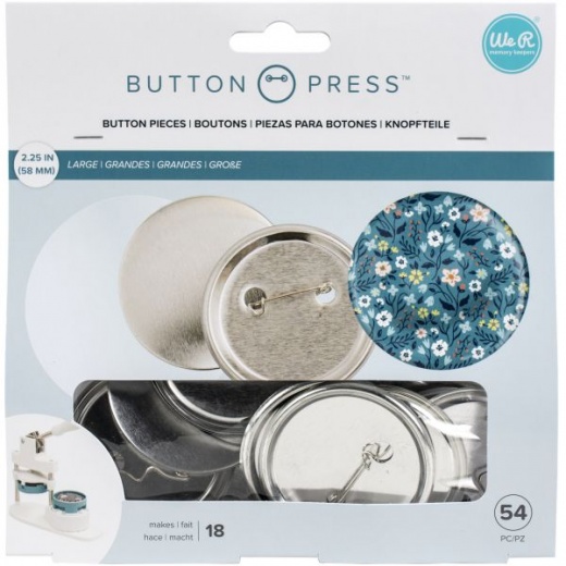 We R Memory Keepers Button Press Refill Pack 18/Pkg