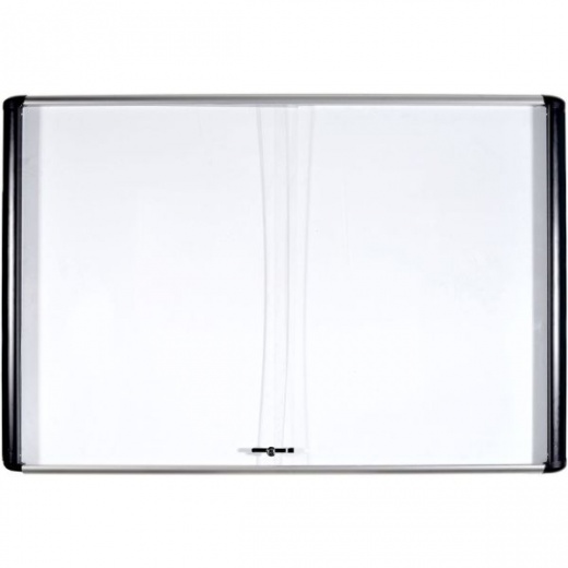 Mastervision Sliding Door Enclosed Board