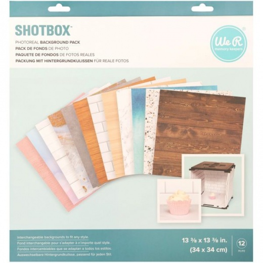 We R Memory Keepers ShotBox Background 12/Sheets