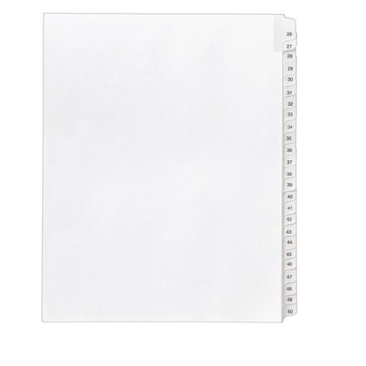 Avery Allstate Style Collated Legal Exhibit Dividers