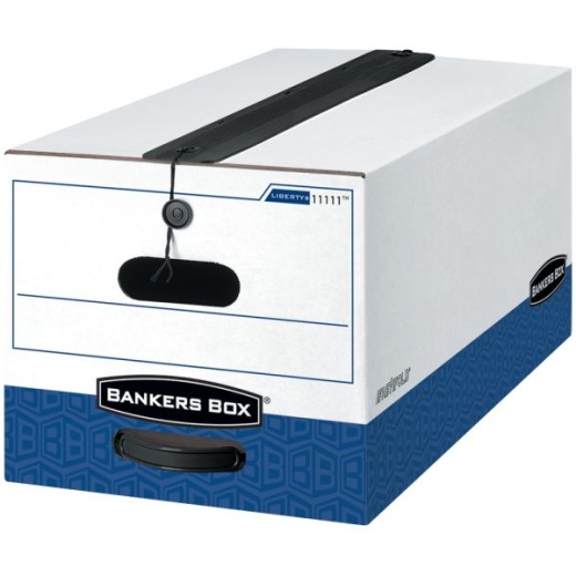 Bankers Box Liberty Plus FastFold Heavy-Duty Storage Boxes - Legal Size, Case of 12