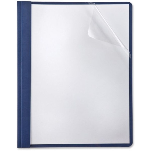 Oxford Report Cover - 3 X Tang Fastener(S) - Navy - 5 / Pack