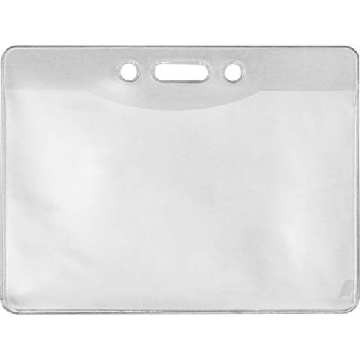 Advantus Government/Military ID Holders - 50/Pack - Clear - Durable