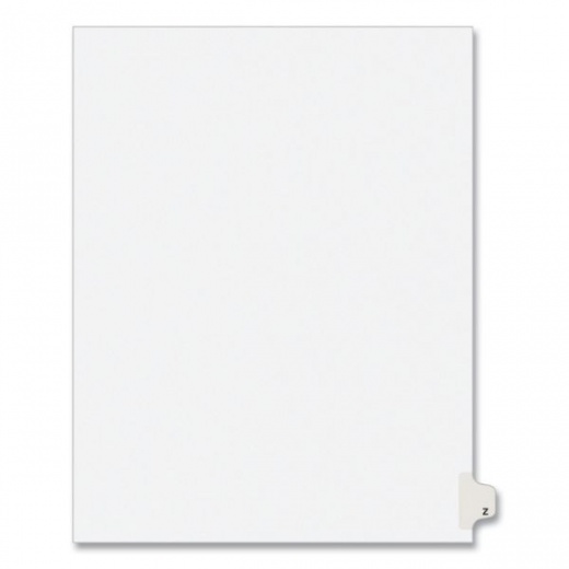 Avery Preprinted Legal Exhibit Side Tab Index Dividers