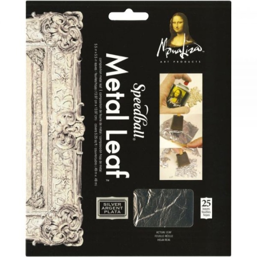 Mona Lisa Metal Leaf Sheets 5.5"X5.5" 25/Pkg
