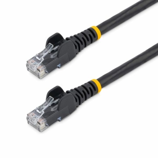 5Ft Cat6 Ethernet Cable - Black Snagless Gigabit - 100W Poe Utp 650Mhz Category 6 Patch Cord Ul Certified Wiring/Tia