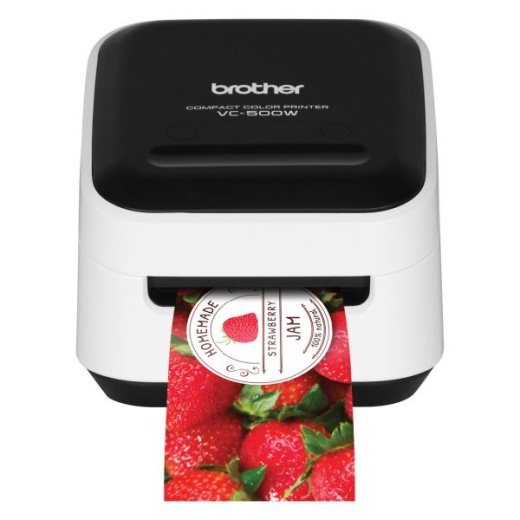 Brother VC-500W Versatile Compact Color Label and Photo Printer with Wireless Networking