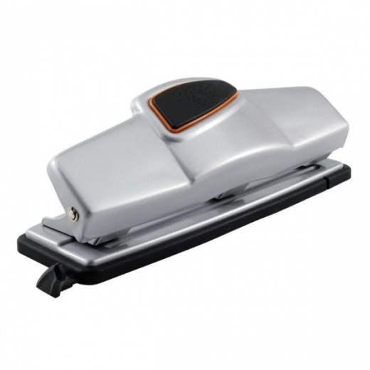 3-Hole Paper Punch, 20-Sheet Capacity, Silver - Office Depot