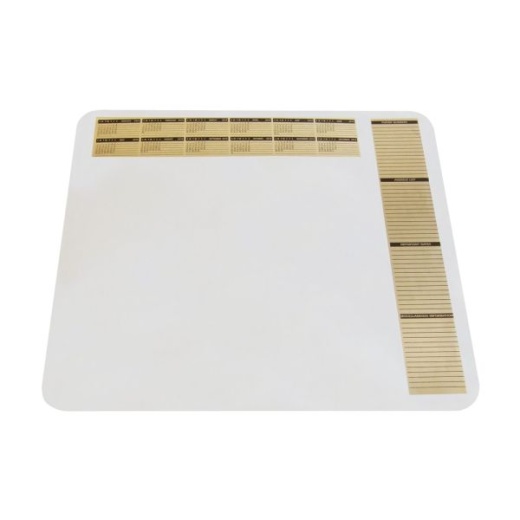 Artistic Krystal View Desk Pad, 24" L x 19" W, Clear